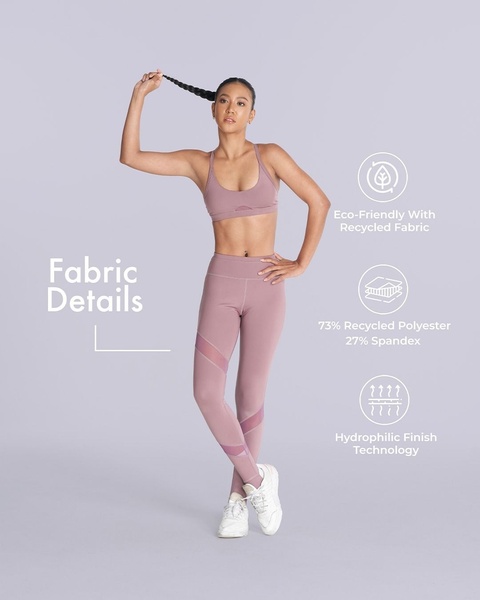 activewear set, workout set, athletic wear, sports bra, leggings, fitness clothing, gym wear, product launch, brand awareness, minimalist, fresh, trustworthy, pink, neutral